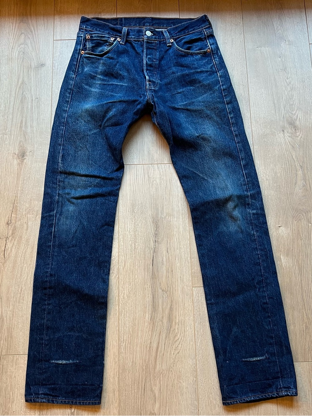 Levi’s 501 Men’s Jeans – W30 L34 – Dark Wash – Made in Mexico